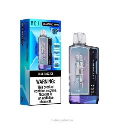 MOTI Beast Pro wegwerpdamp (5%, 10.000 trekjes) blauw razz-ijs MOTI vape flavors België - DF4X40