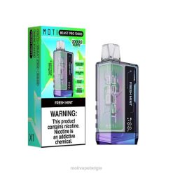 MOTI Beast Pro wegwerpdamp (5%, 10.000 trekjes) Frisse munt MOTI vape review - DF4X44