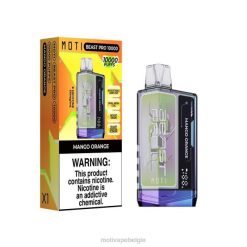 MOTI Beast Pro wegwerpdamp (5%, 10.000 trekjes) mango-sinaasappel MOTI vape België - DF4X47