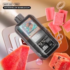MOTI Go Pro wegwerpdamp (5%, 12.000 trekjes) watermeloen kauwgom MOTI vape pods - DF4X23