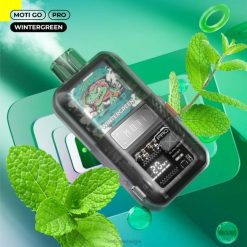 MOTI Go Pro wegwerpdamp (5%, 12.000 trekjes) wintergroen MOTI vape review - DF4X24