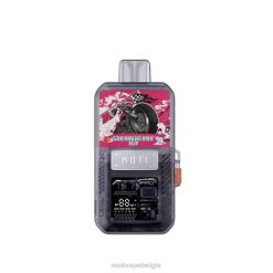 MOTI Go Pro wegwerppod+apparaat aardbei ijskoud MOTI vape review - DF4X84