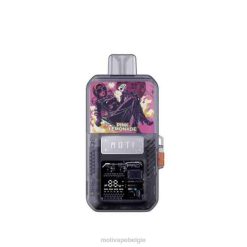MOTI Go Pro wegwerppod+apparaat roze citroen MOTI vape kit België - DF4X76