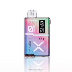 MOTI Play Bar 7500 wegwerpvape (5%, 7500 trekjes) tropische regenboogexplosie MOTI vape review - DF4X54